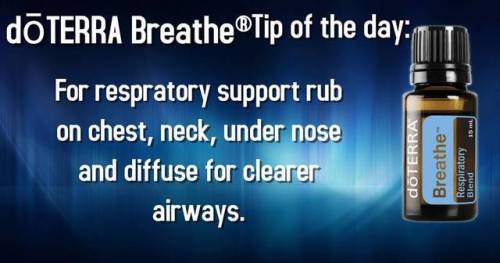 doTERRA Breathe maintains feelings of clear airways and easy breathing while minimizing the effects 