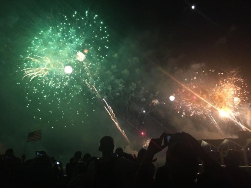 oldfilmsflicker:Sandy the fireworks are hailin’ over little Eden tonightForcin’ a light into all tho