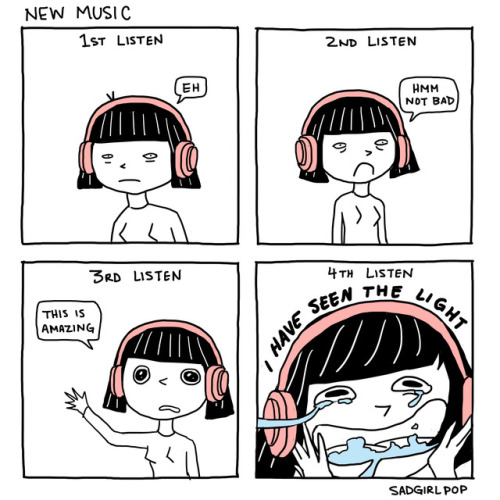 listening to new music