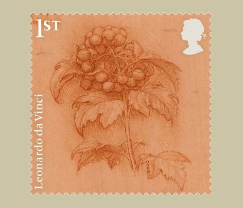 Two of my favourite things together: Leonardo da Vinci x stamps, available from UK Royal Mail.