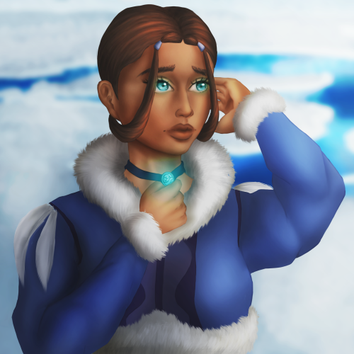 Trying to get a bit older Katara (maybe 17 or 18 years old?), what do you think? <3 Hope you like