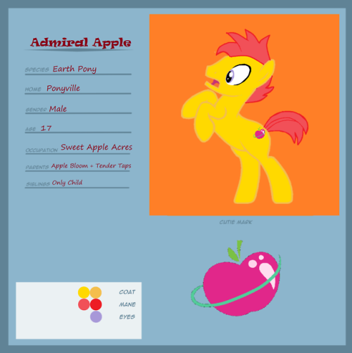 Mane 6 Kids Pt. 4Here are my Apple family OC’s.Big Macintosh x CheerileeAmbrosiaCherry BlossomApplej