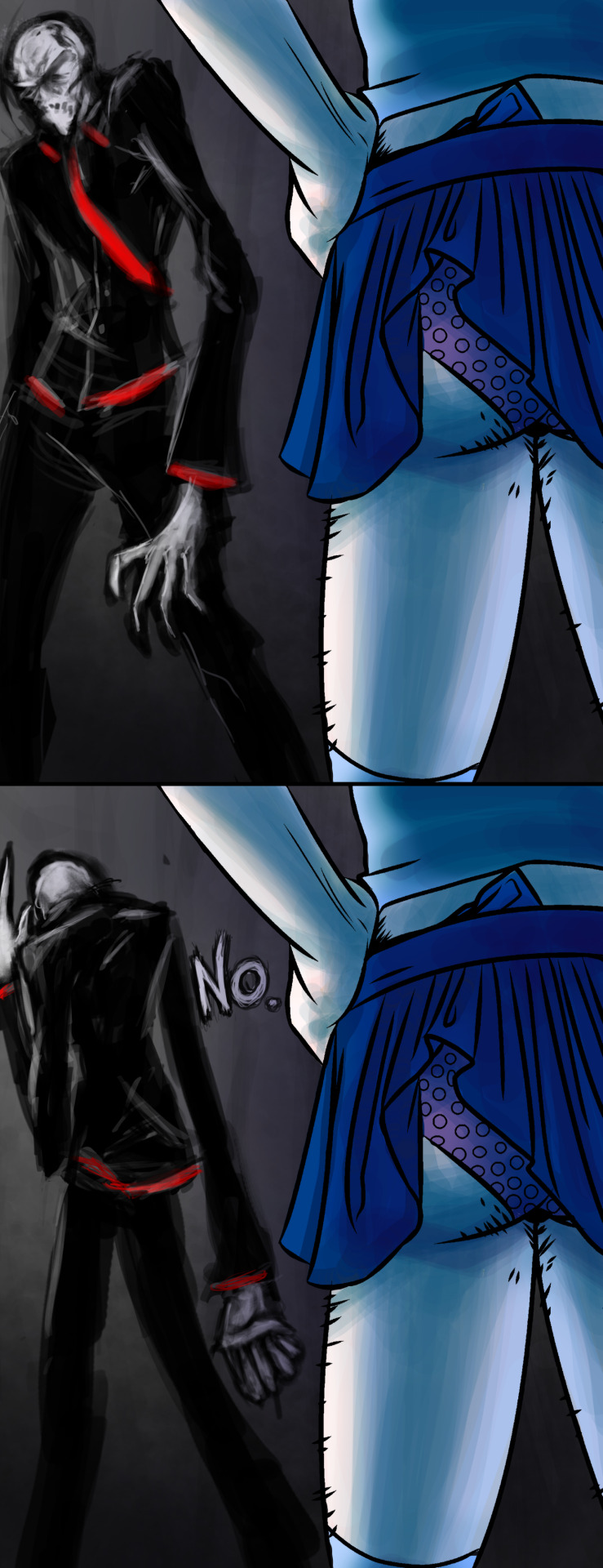 a-sleepless-death:  Slenderman is such an unappreciative asshole.