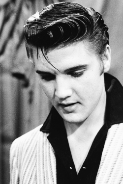 vinceveretts:  Elvis during rehearsals for The Milton Berle Show, June 1956. 