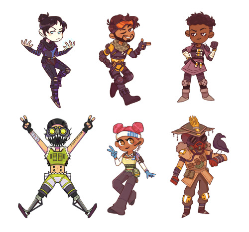 Apex stickers are up on my etsy![ Link here! ]