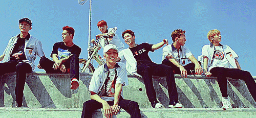 MONSTA X + MV Group Shots