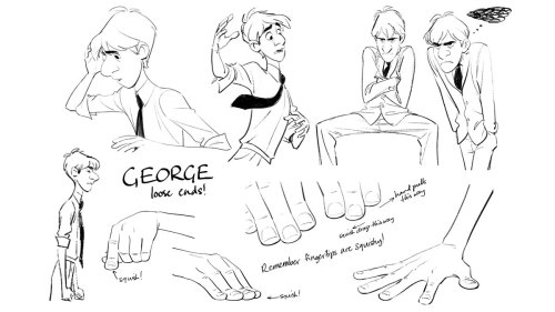 srunpoco:Concept Art para THE PAPERMAN.