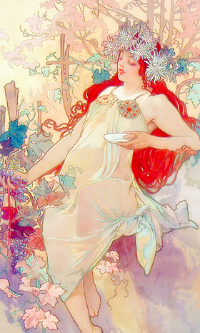 Sex claudia-cher:Art by Alphonse Mucha pictures