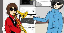 mikiasai:  When Katsuya isn’t home… (I