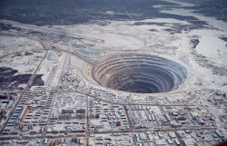 Sloppy:  Mirny, Yakutia, Russia, March 1996  The Source Of The Russian Diamond Industry