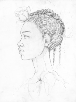 yagazieemezi:  Work in progress.  Illustrations in pencil and pen of women. By Yelitsa Jean-Charles Website / Facebook / Twitter / Instagram Dedicated to the Cultural Preservation of the African Aesthetic 