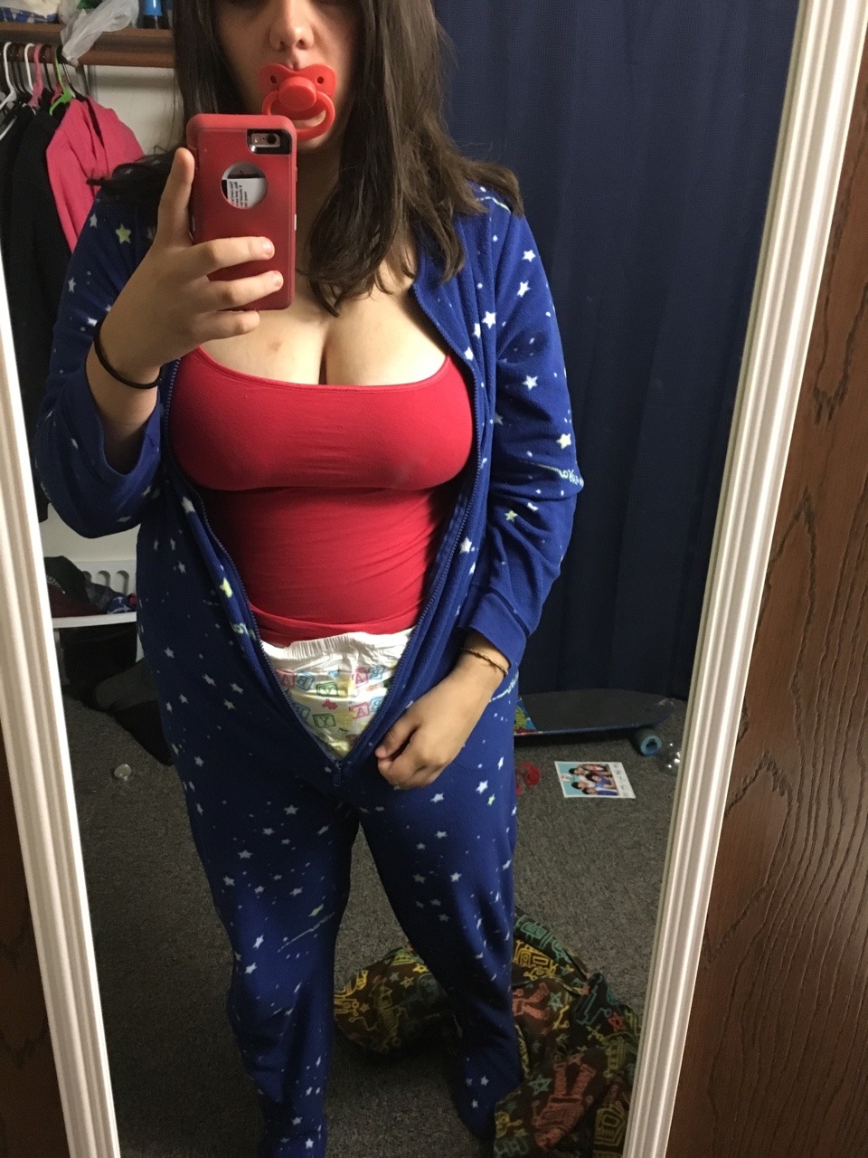 i-am-daddys-little-girl:  2 stuffers and a Bambino Classico completely soaked through