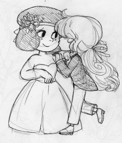 deliriosdelirio:Wedding sketch