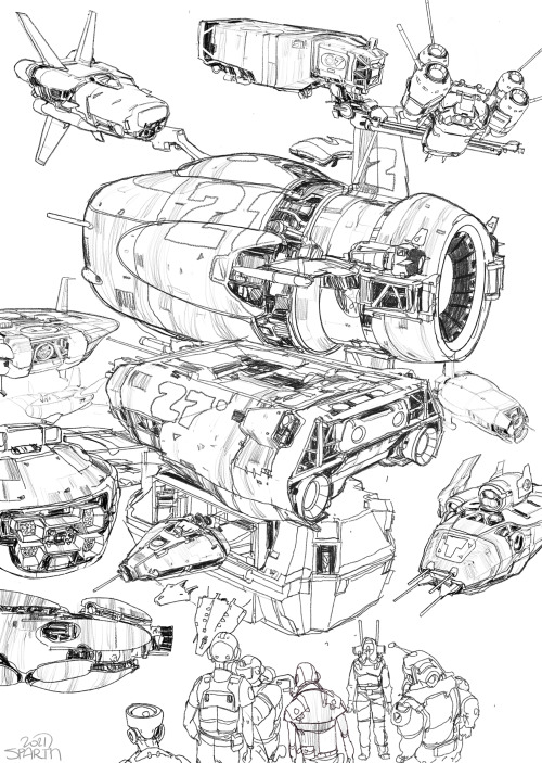 sparth:Final post for 2021! happy New Year to all!Procreate sketches on Ipad