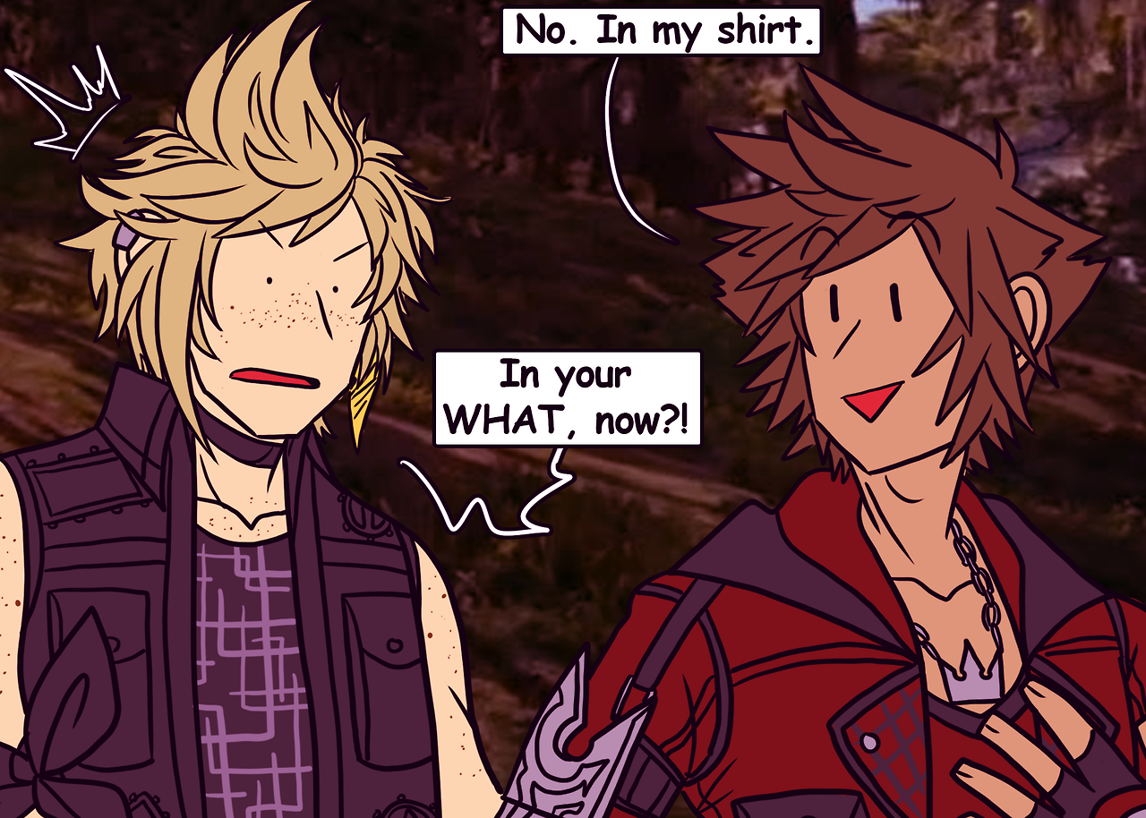 destiny-islanders:  A lot of you guys have been asking how the chocobros would react