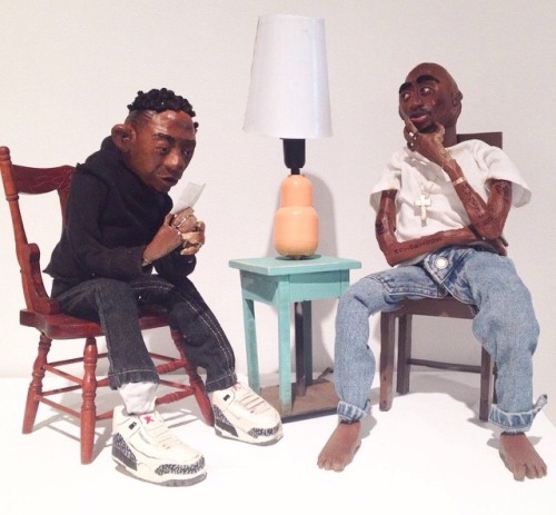 kendrickkilledmyvibe:  A student recreated Kendrick & Pac’s convo at the end of TPAB.