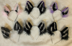 kittensplaypenshop:  Some fox ears I made today&lt;3