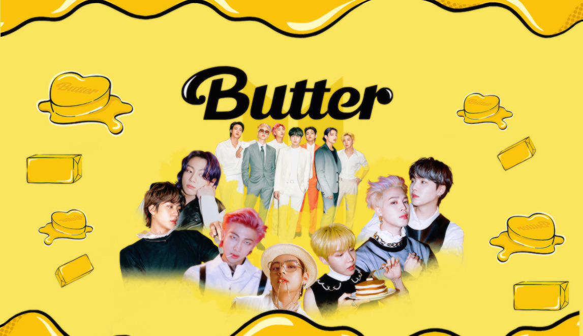 Wallpaper bts butter