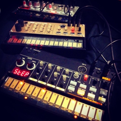 Korg party in Bed Stuy! #korg #synth #synthesizer #volca #korgvolca #beats #keys #bass #volcabeats #