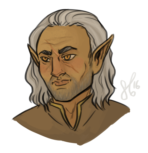 they are queen ayrenn’s adoptive uncles and will protect her from all harm(tall grumpy altmer 