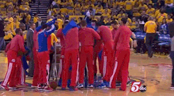 northgang:  The Clippers take off warm ups in protest of Donald Sterling 