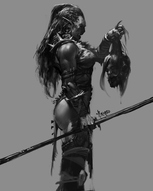 bagsofvermin:  Ms. Orc by  Bayard Wu  porn pictures