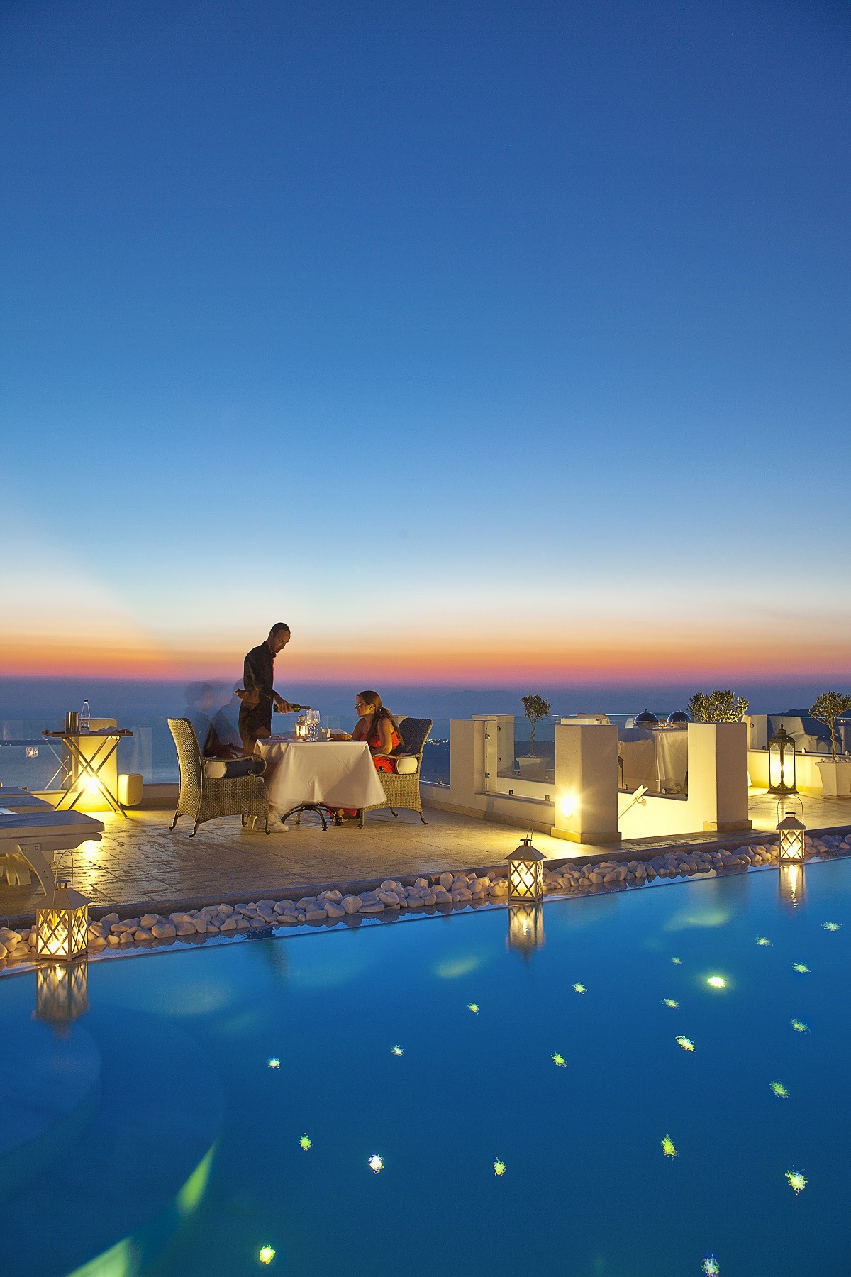 Above Blue Suites in Imerovigli, Greece - YouTube