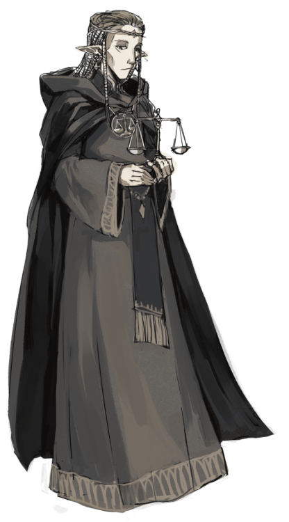 I play a 400 years old grave cleric elf in DnD Avernus campaign. He is a Mortarch from the church of