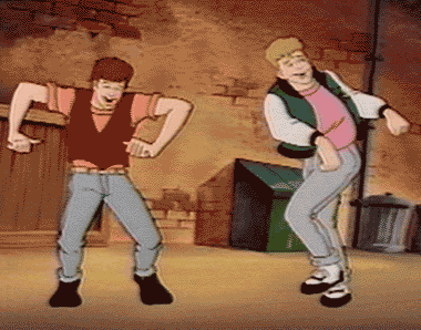i like how xyler and craz&rsquo;s dance in gravity falls is the same as this