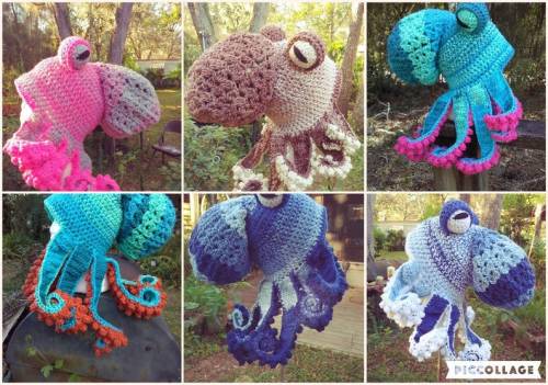 Octopus Hat by   CardinalMoonCrochet