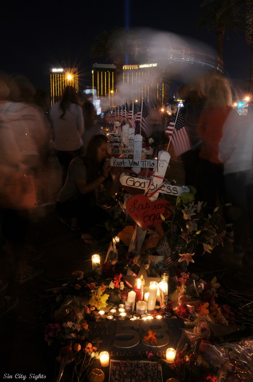   Las Vegas Strong. If you live in Vegas I suggest you go down to see the memorial