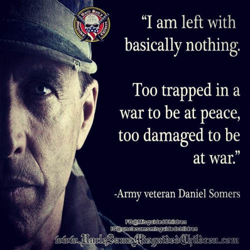 bigbosswithoutborders:  unrepentantwarriorpriest:unrepentantwarriorpriest:PTSD is a real and brutal part of our lives now. We have lost enough brothers and sisters to the enemy, it is ever harder when we loose them to the peace. To all my brothers and