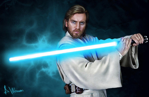 “Obi-Wan Kenobi” by Dominique Wesson.