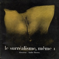 artist-duchamp:  Female Fig Leaf - Cover design for “Le Surréalisme” via Marcel Duchamp