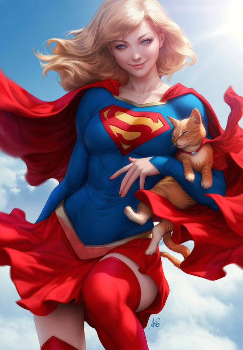 league-of-extraordinarycomics: Supergirl by Artgerm