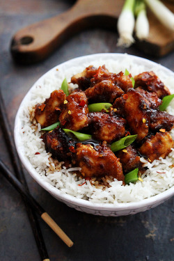 lustingfood:  General Tso’s Chicken 