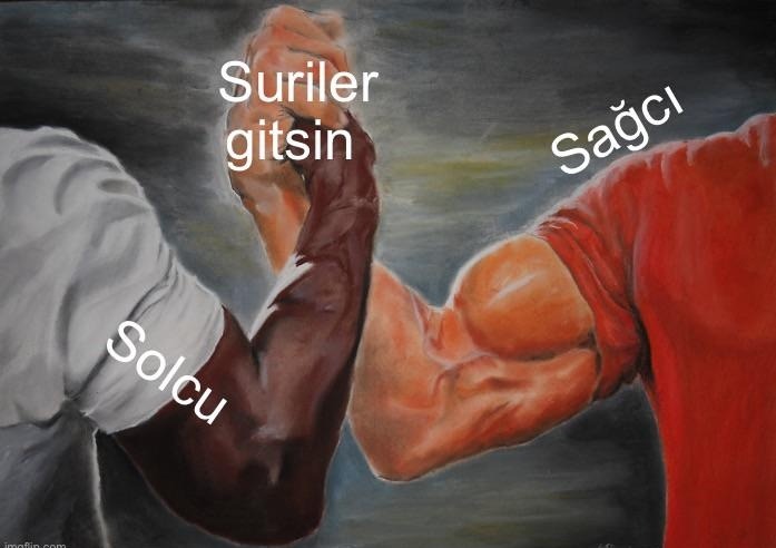 Suriler gitsin Sağcı Solcu...