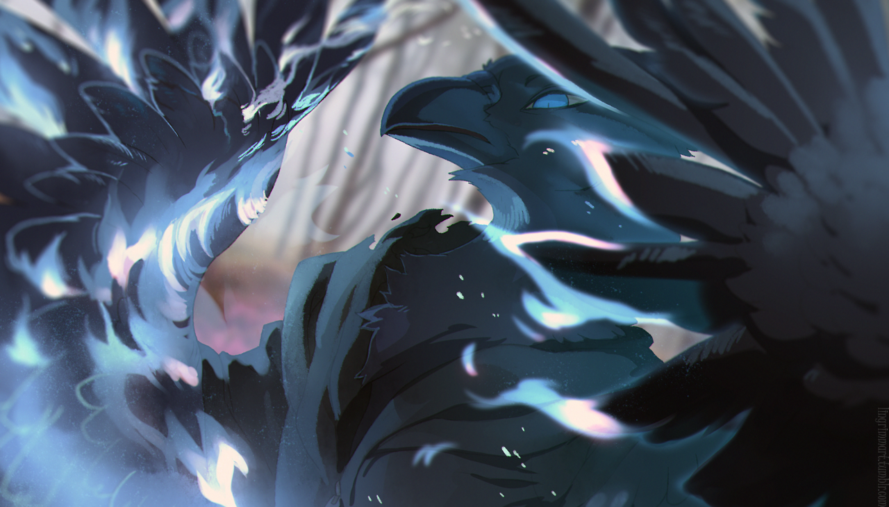 lingrimmart:  Hey. We have some magic for you &lt;3We drew this for  Aegialeus