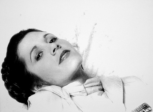 fycarriefisher:Carrie Fisher on the set of the Rebel Base of Hoth, filming The Empire Strikes Back (