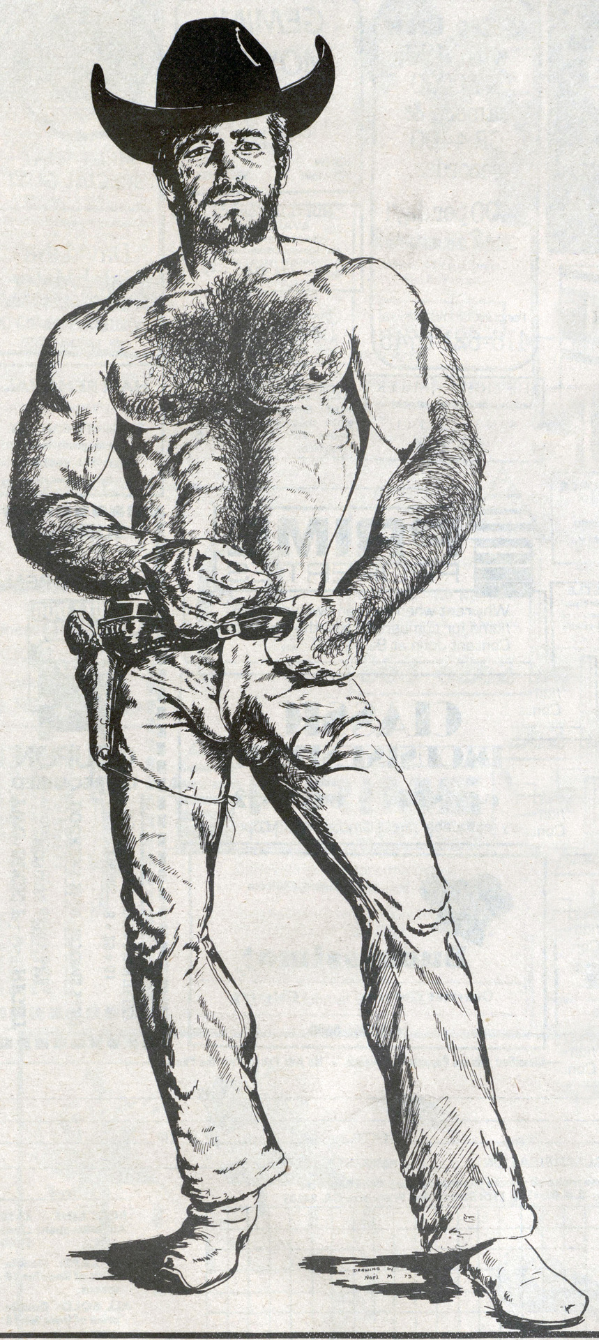 profoundgaiety: Yes, please. From Bay Area Reporter, 1981. 