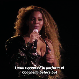 flawlessel:Beyoncé at Coachella 2018.