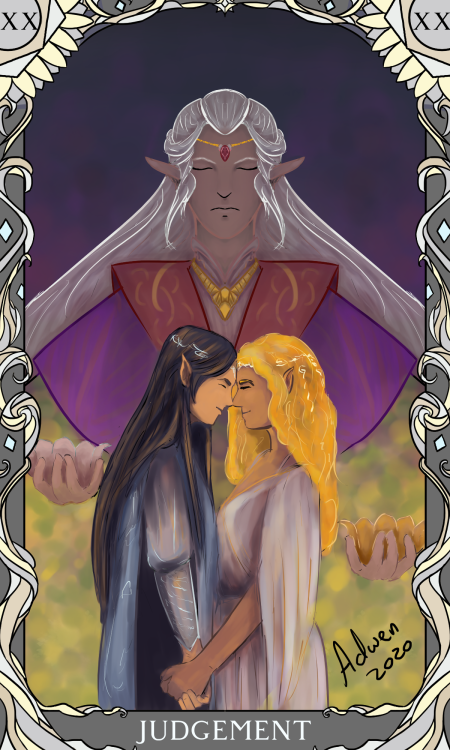 The third and final set of silmarillion tarot cards! Thanks again to everyone who cheered me on whil