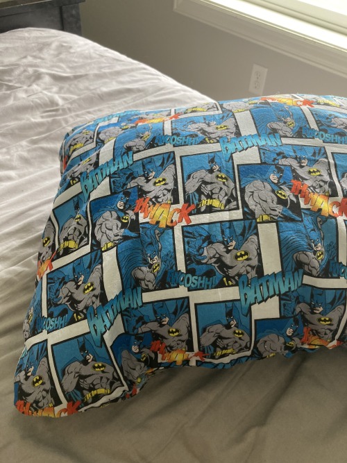 Finally Used The Cloth My Sibling Gave Me For Christmas. Pretty Awesome For A First Attempt At Pillow