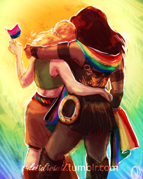 deirdresart:Happy Pride! 