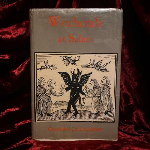 Witchcraft at Salem by Chadwick Hansen 1969 Paperback 252 Pages. Old Library Book. available online 