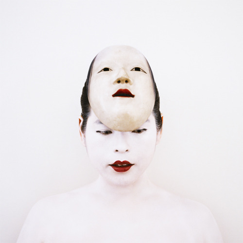 artisticmoods:  The Bride with a Nô Mask, Self-portrait by Kimiko Yoshida, Japan.