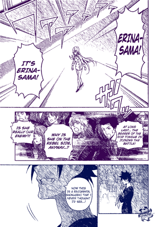 SnS ch 244 Favorite panels ft Erina vs Momoeven Souma looking forward to it.