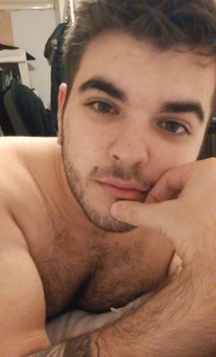 Barber-Butts:  After Bath Selfies Ft. Man Cleavage  