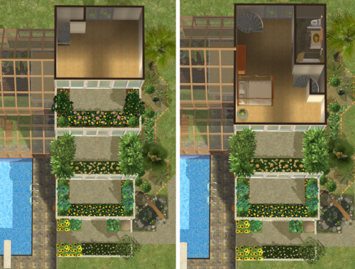 Ecological Guru - 2x2 lot for TS2. Built using the Ultimate Collection. Minimally furnished, costing