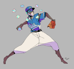 eggramenart:fastball yatta!   ⚾️